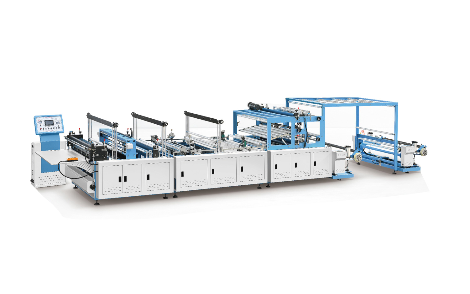 ZXL-1300雙放料無紡布制袋機(香蕉套袋、衛(wèi)浴潔具套袋、沙發(fā)套袋)